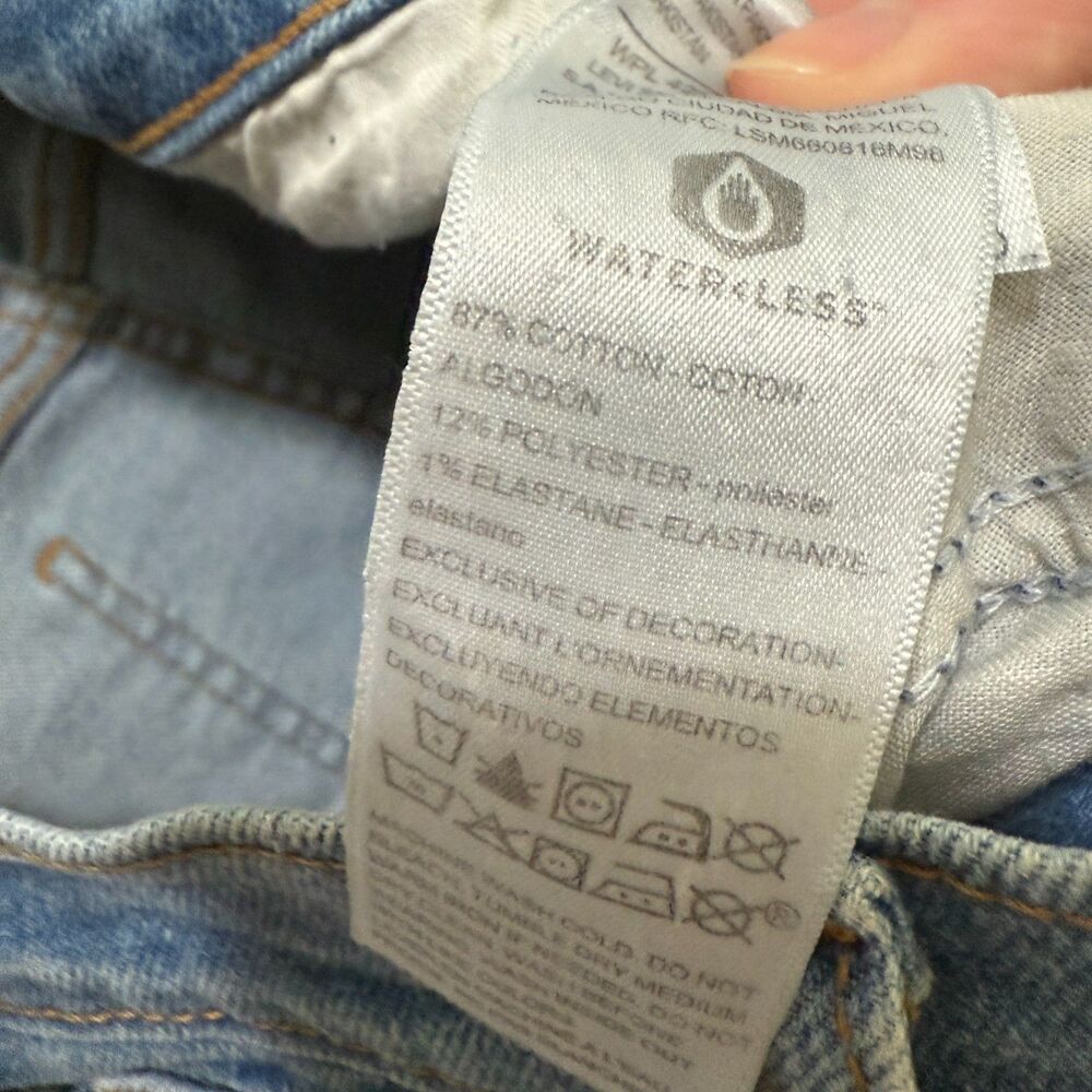 Levi's Strauss Signature Heritage High Rise Straight Leg Jean in Blue Sz W30 - Picture 5 of 8